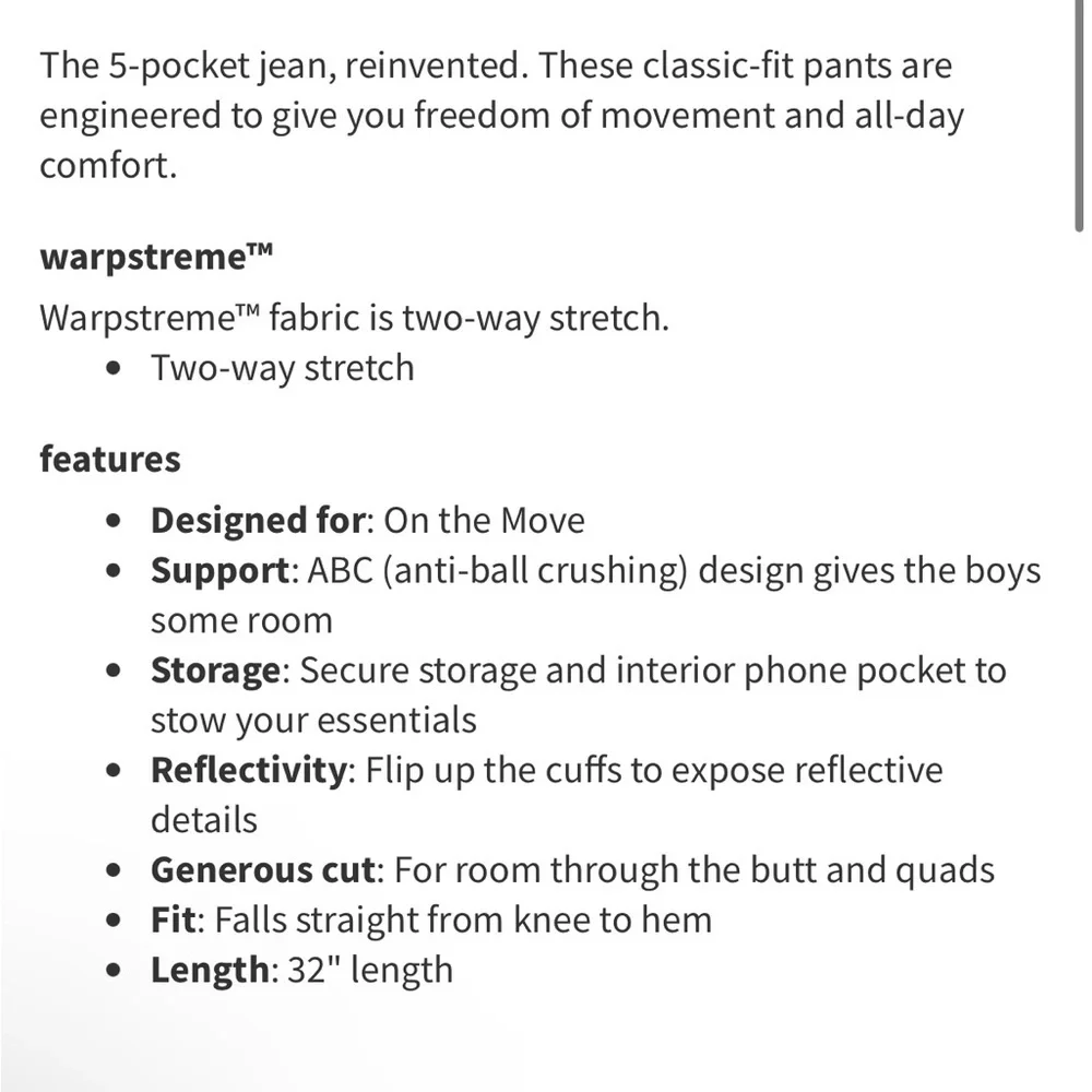 Lululemon ABC Classic-Fit Pant 32